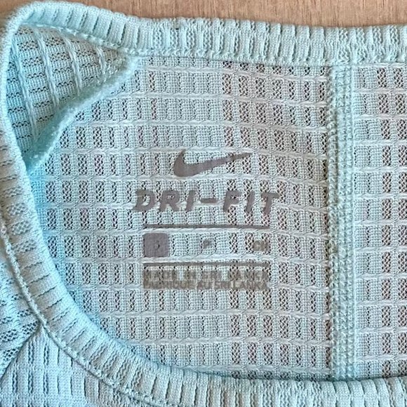 Nike Blue Instacool Short Sleeve Running Top - Picture 10 of 13